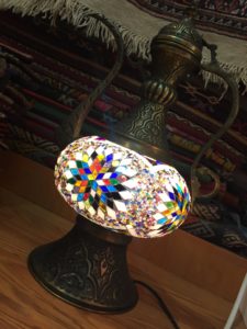 mosaic ibrik lamp